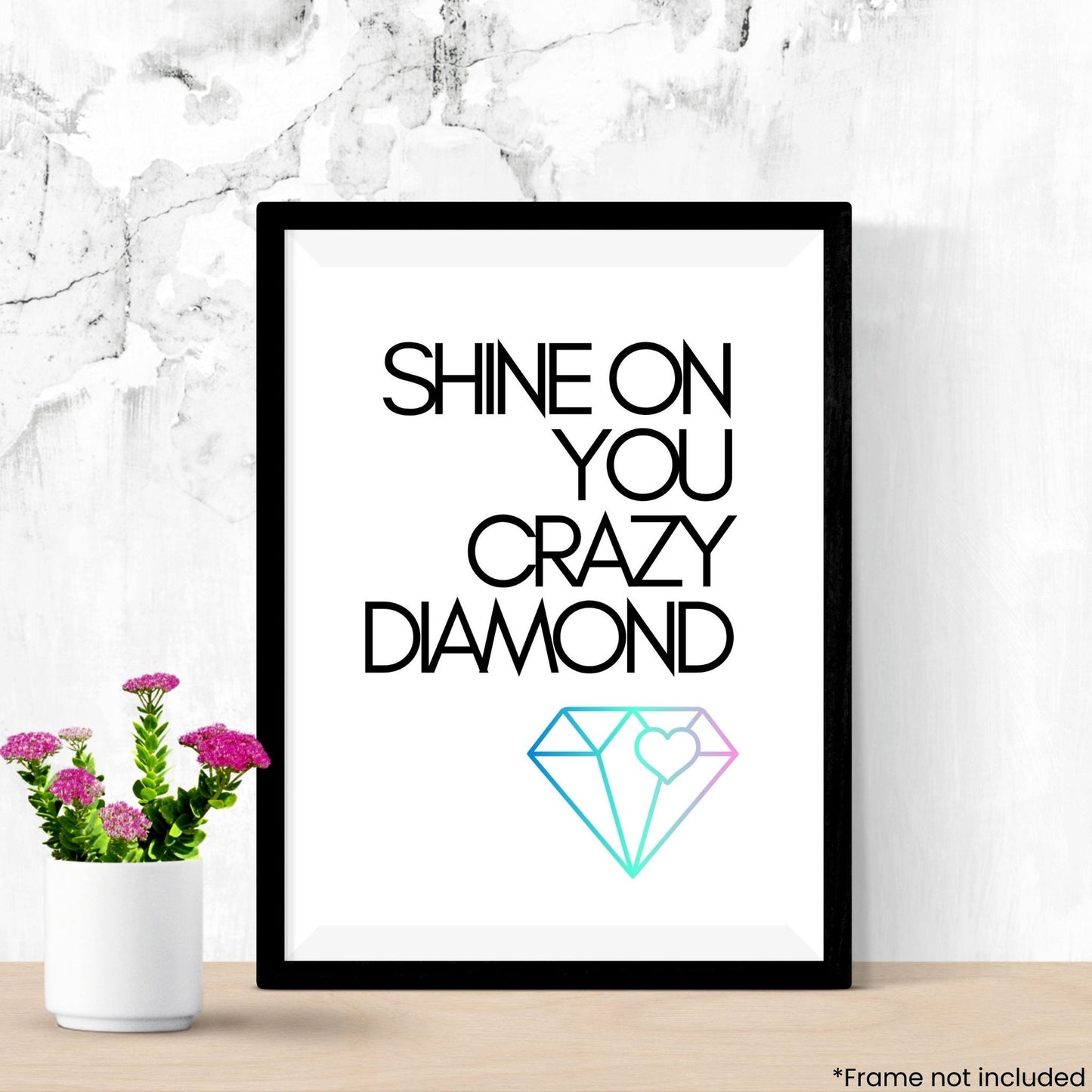 shine-on-you-crazy-diamond in frame