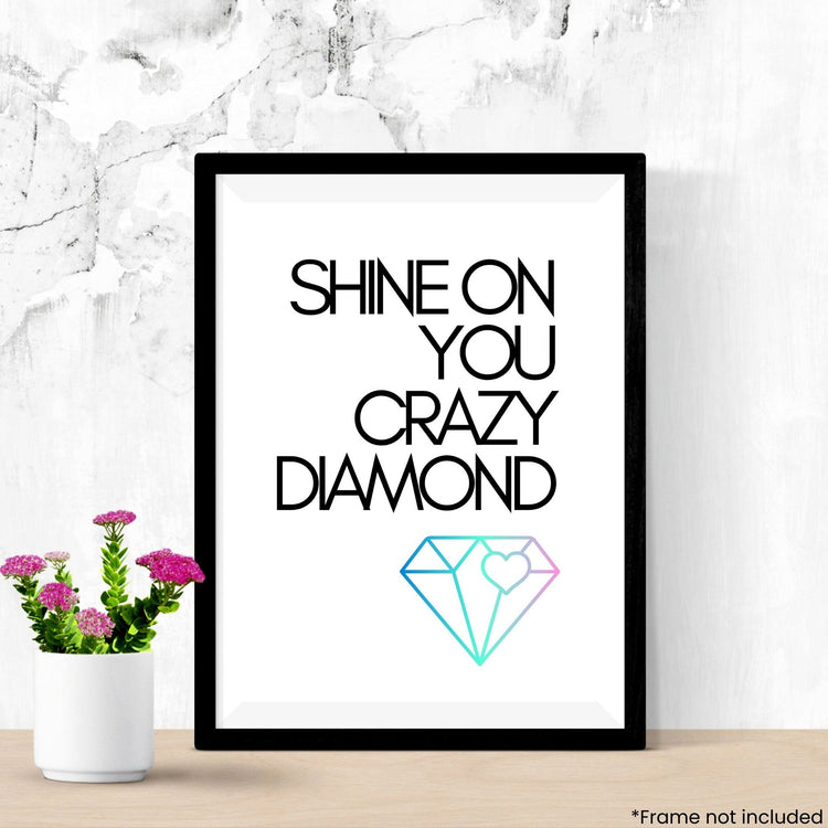 shine-on-you-crazy-diamond in frame