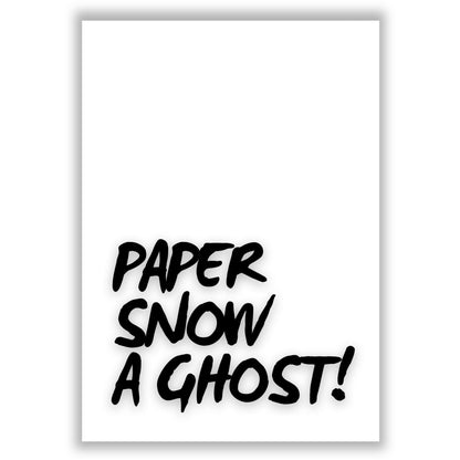 paper-snow-a-ghost print