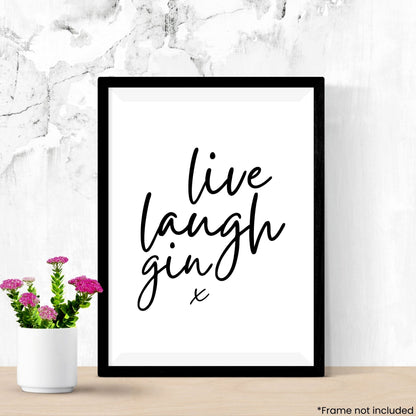 live-laugh-gin in frame