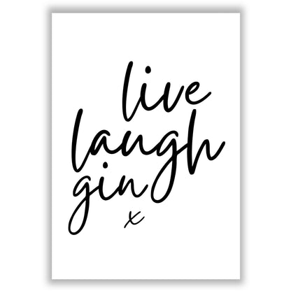 live-laugh-gin print