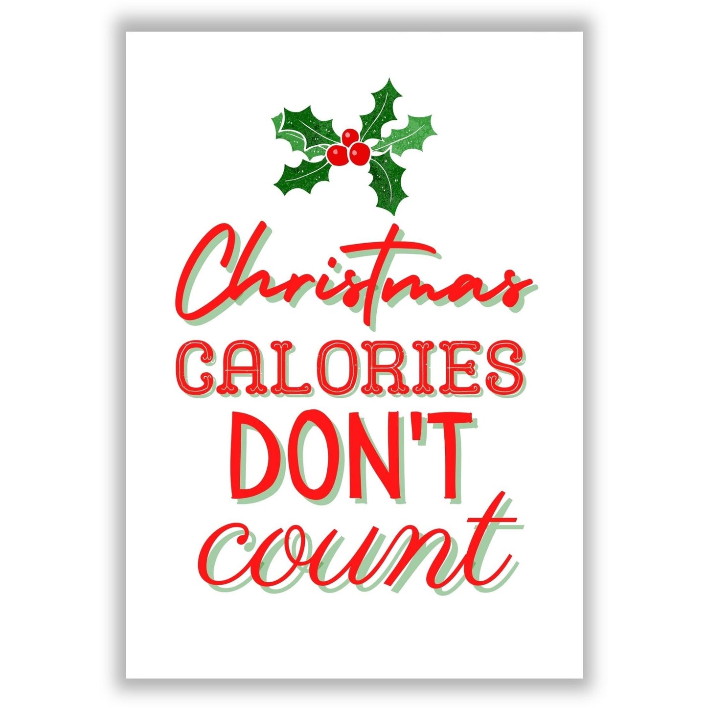 christmas-calories print