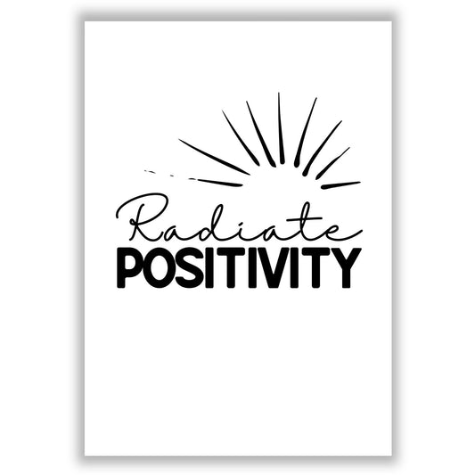 radiate-positivity print