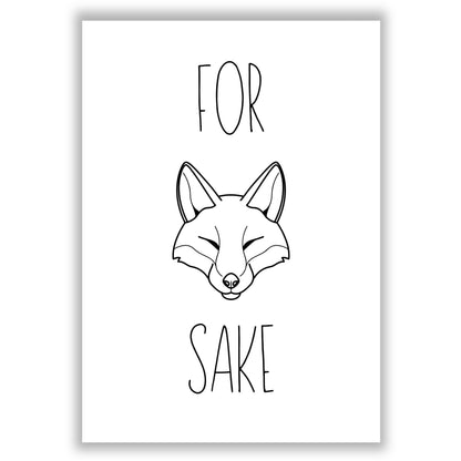 for-fox-sake print