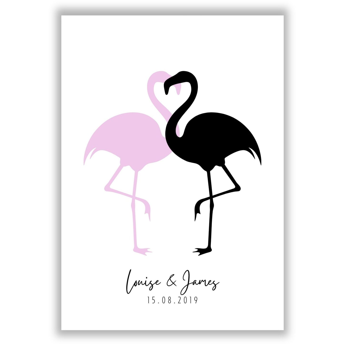 flamingo-couple print