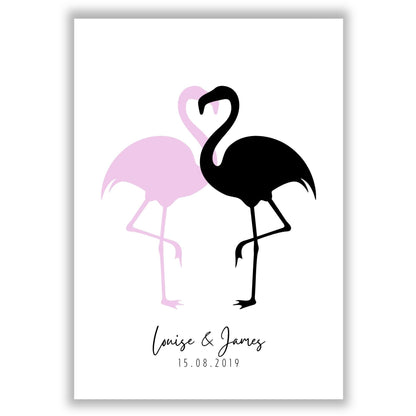 flamingo-couple print