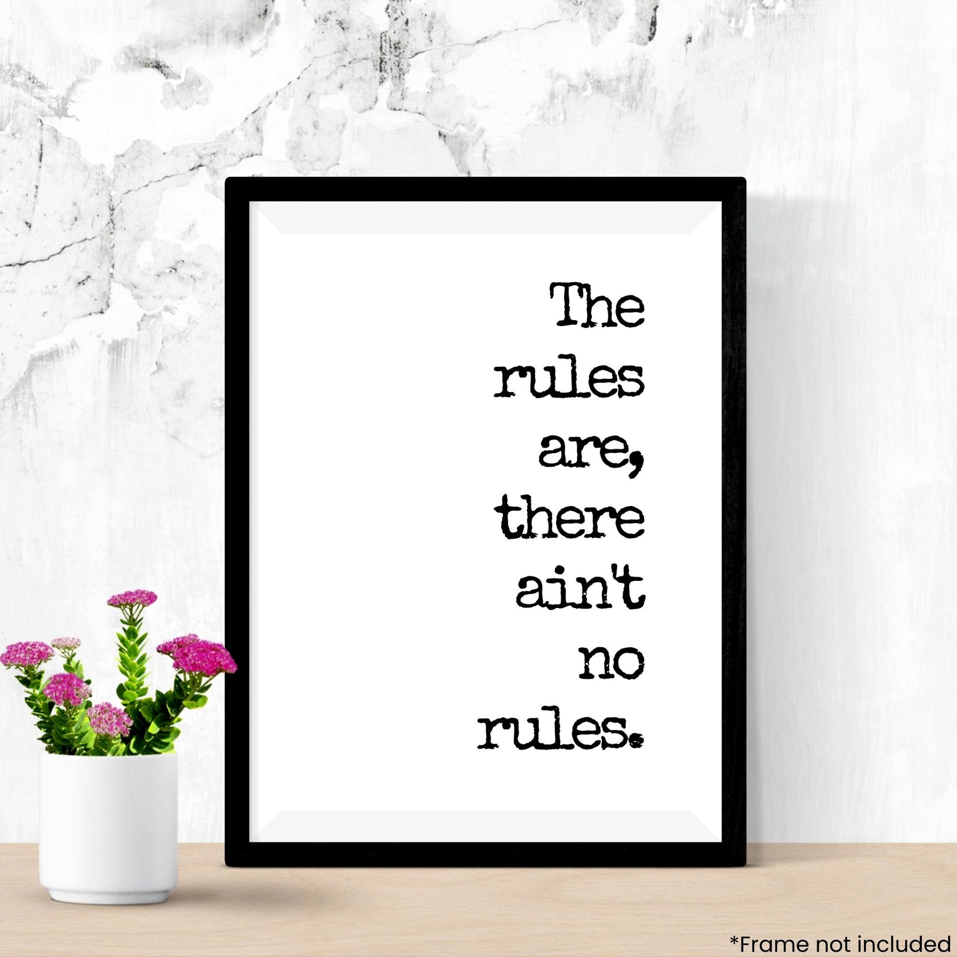 the-rules in frame