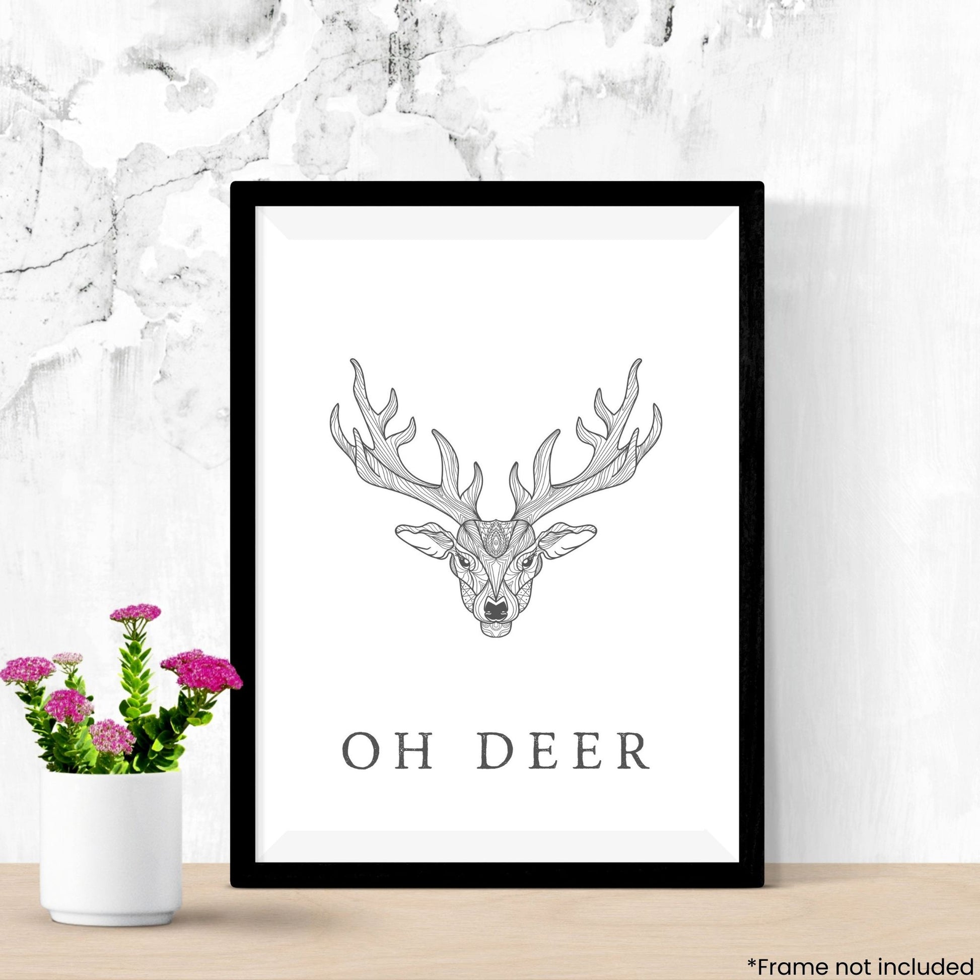 oh-deer in frame