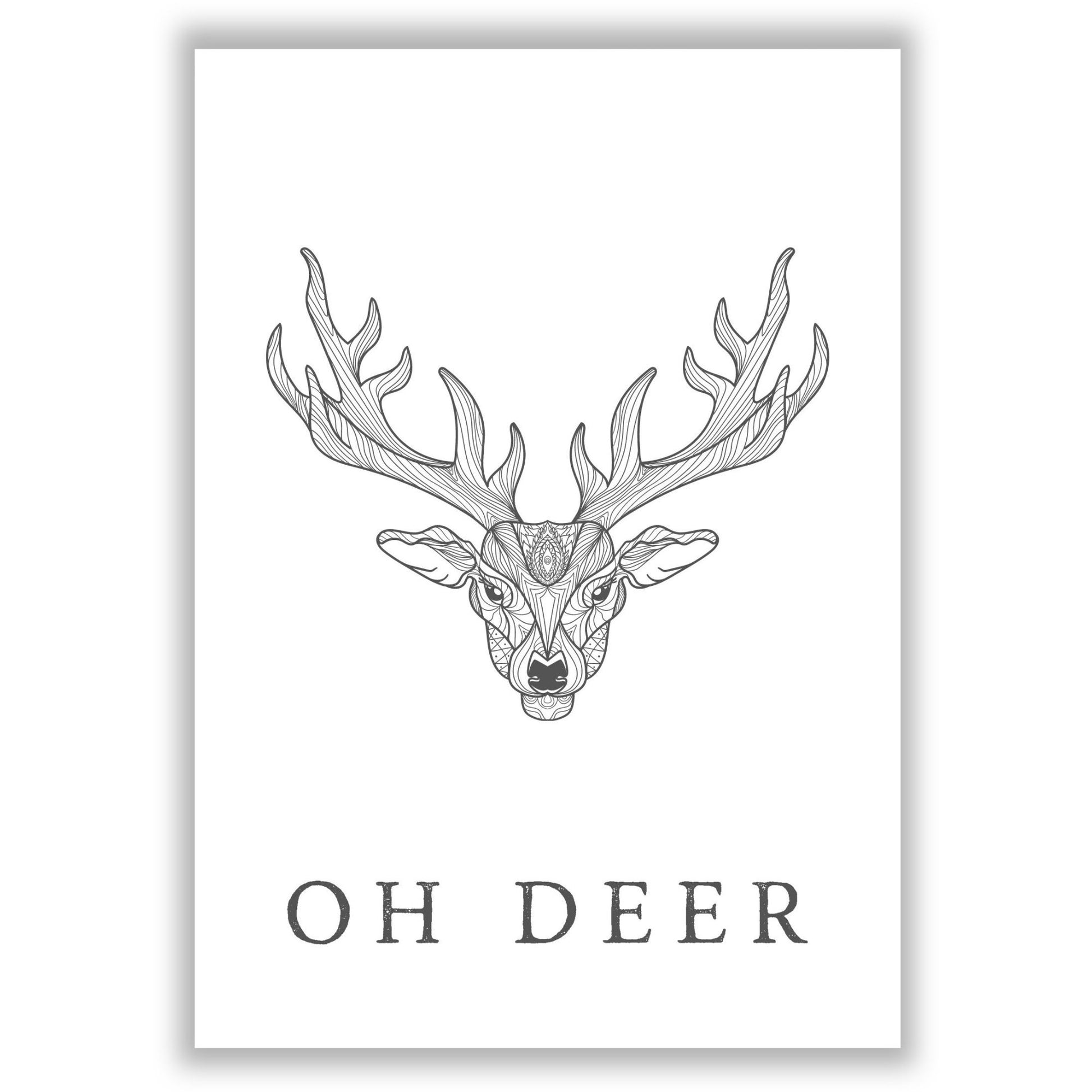 oh-deer print