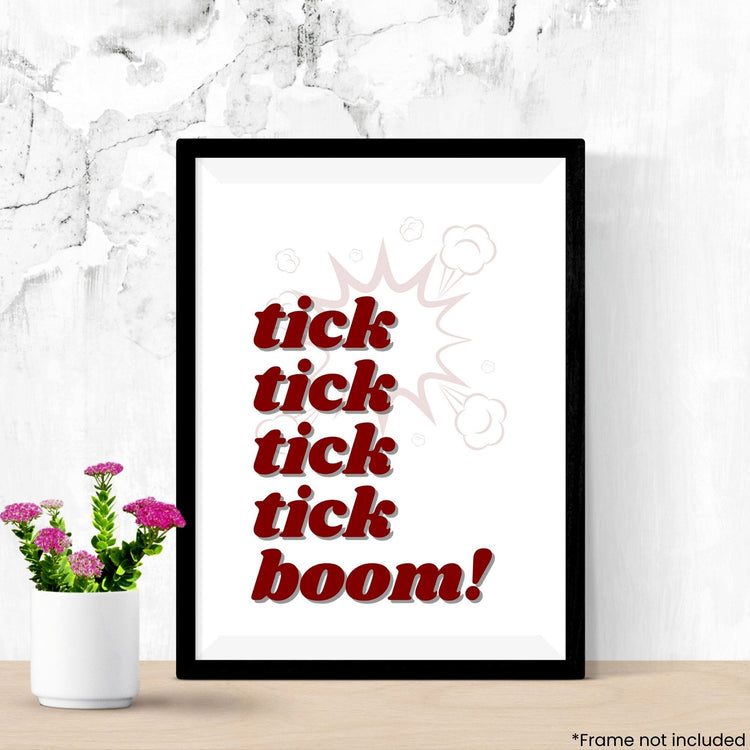 tick-tick-boom in frame