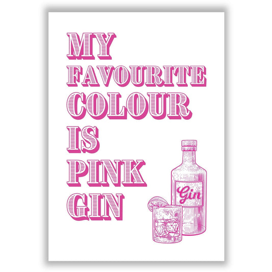 pink-gin print