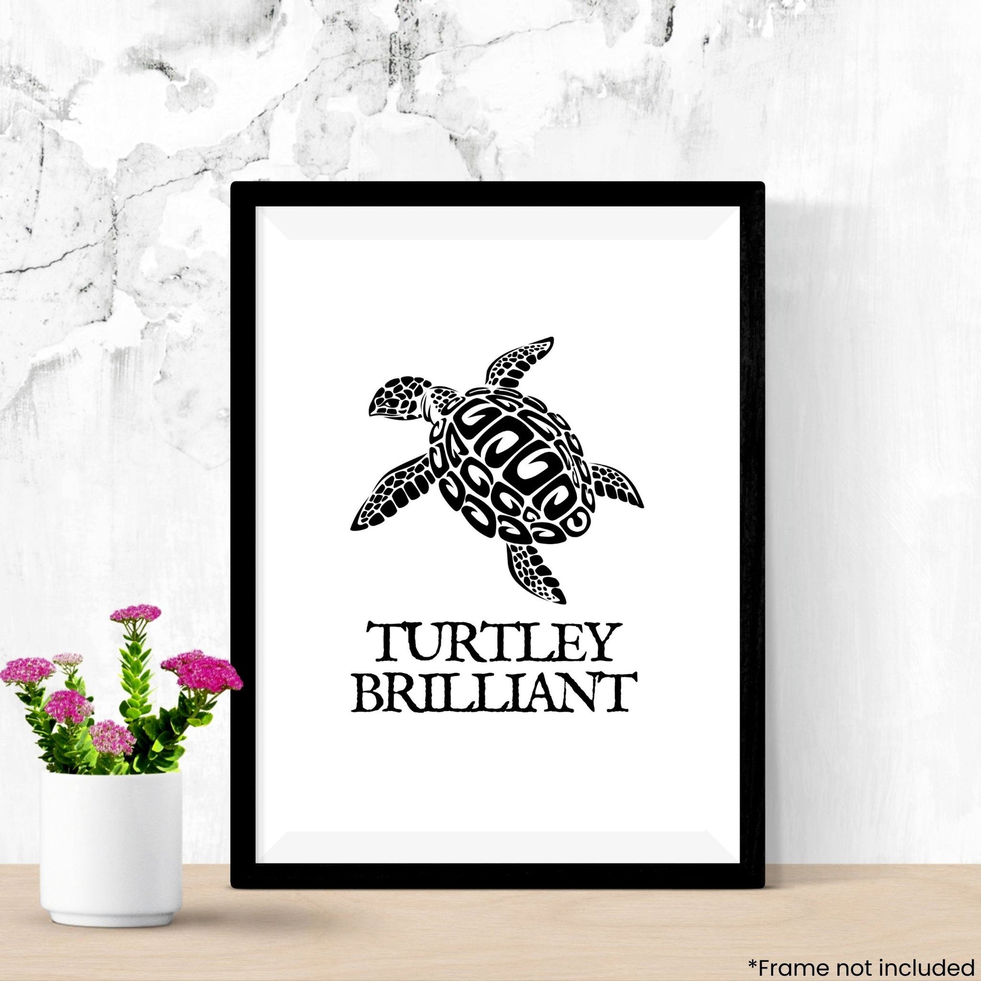 turtley-brilliant in frame