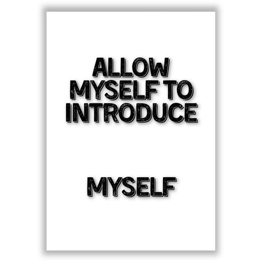 allow-myself print