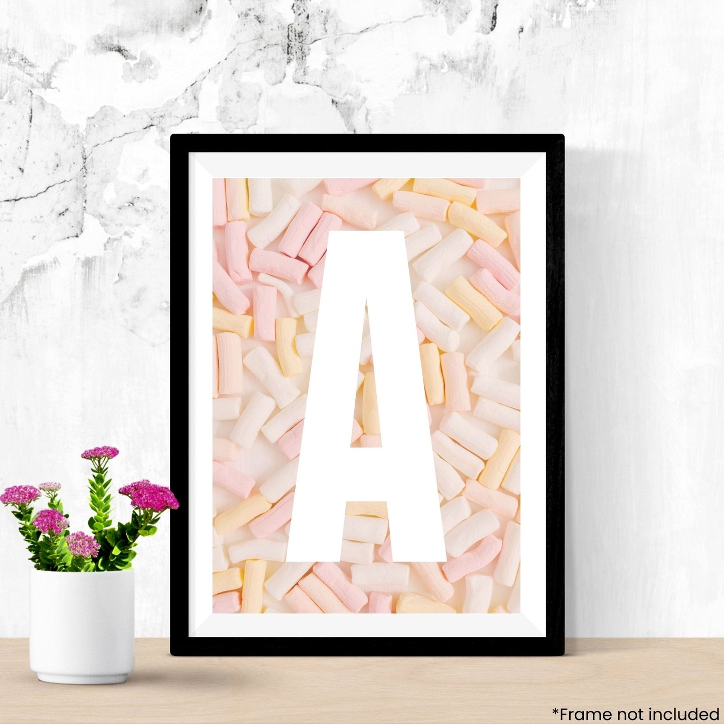 sweet-thing-letter-print in frame