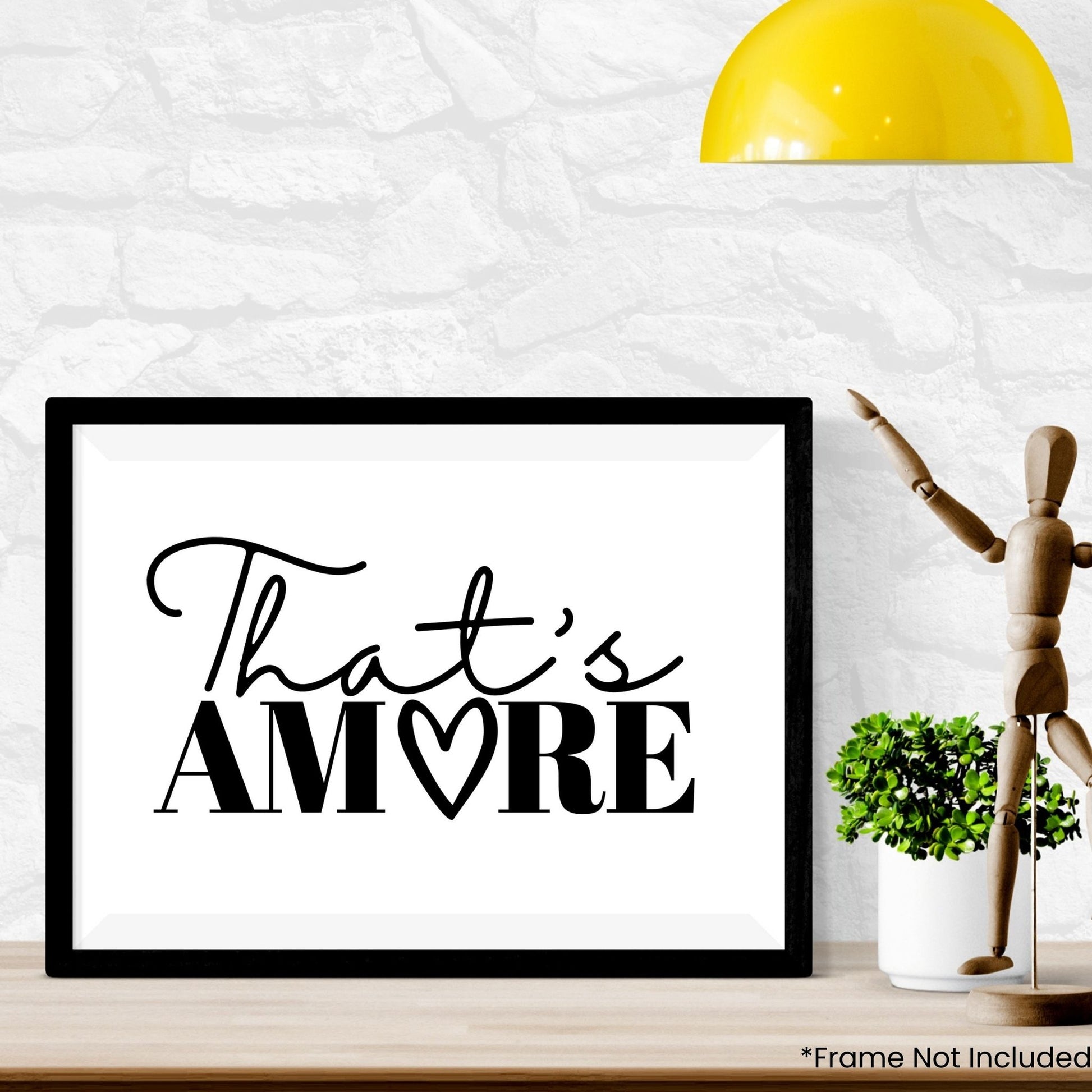 thats-amore in frame