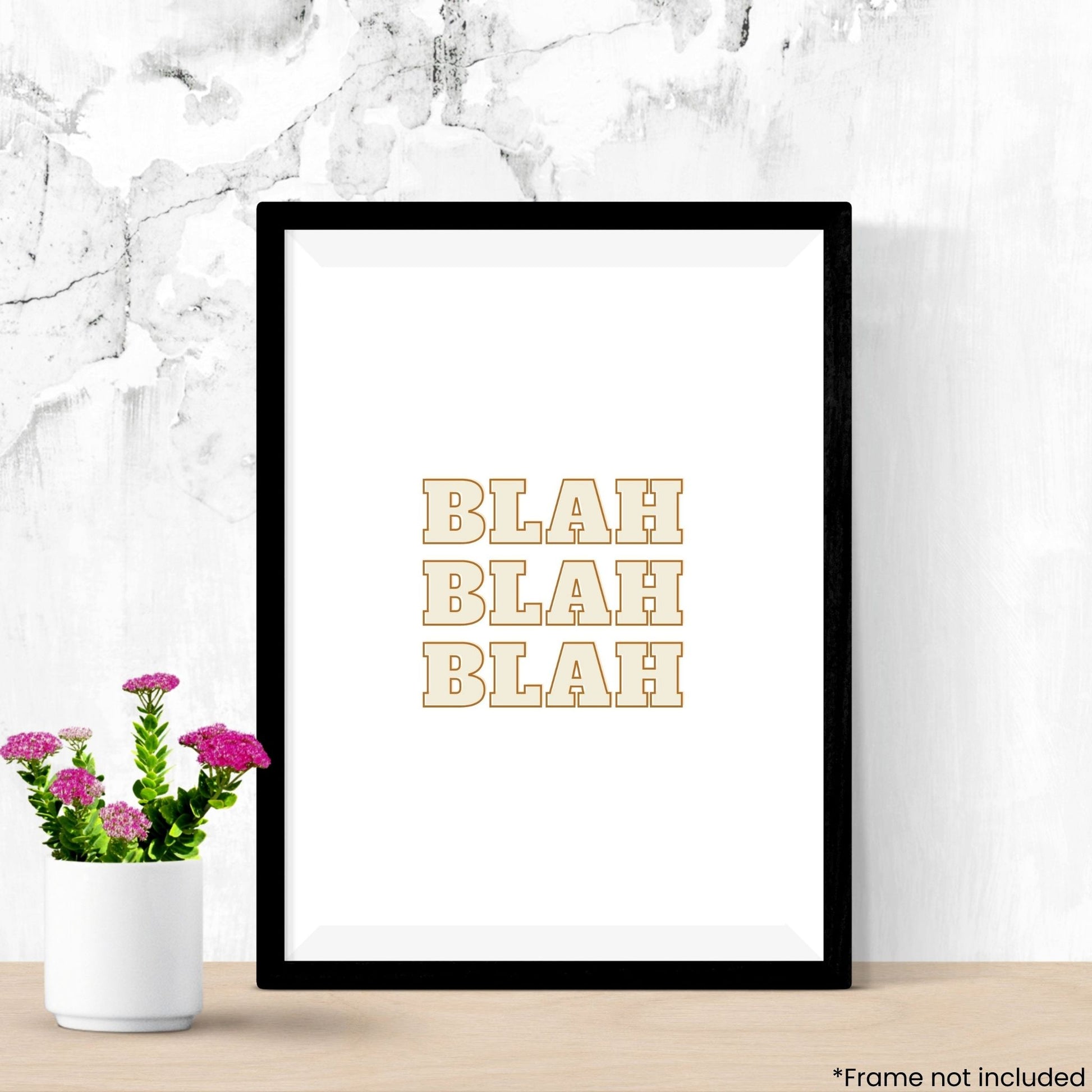 blah-blah-blah in frame