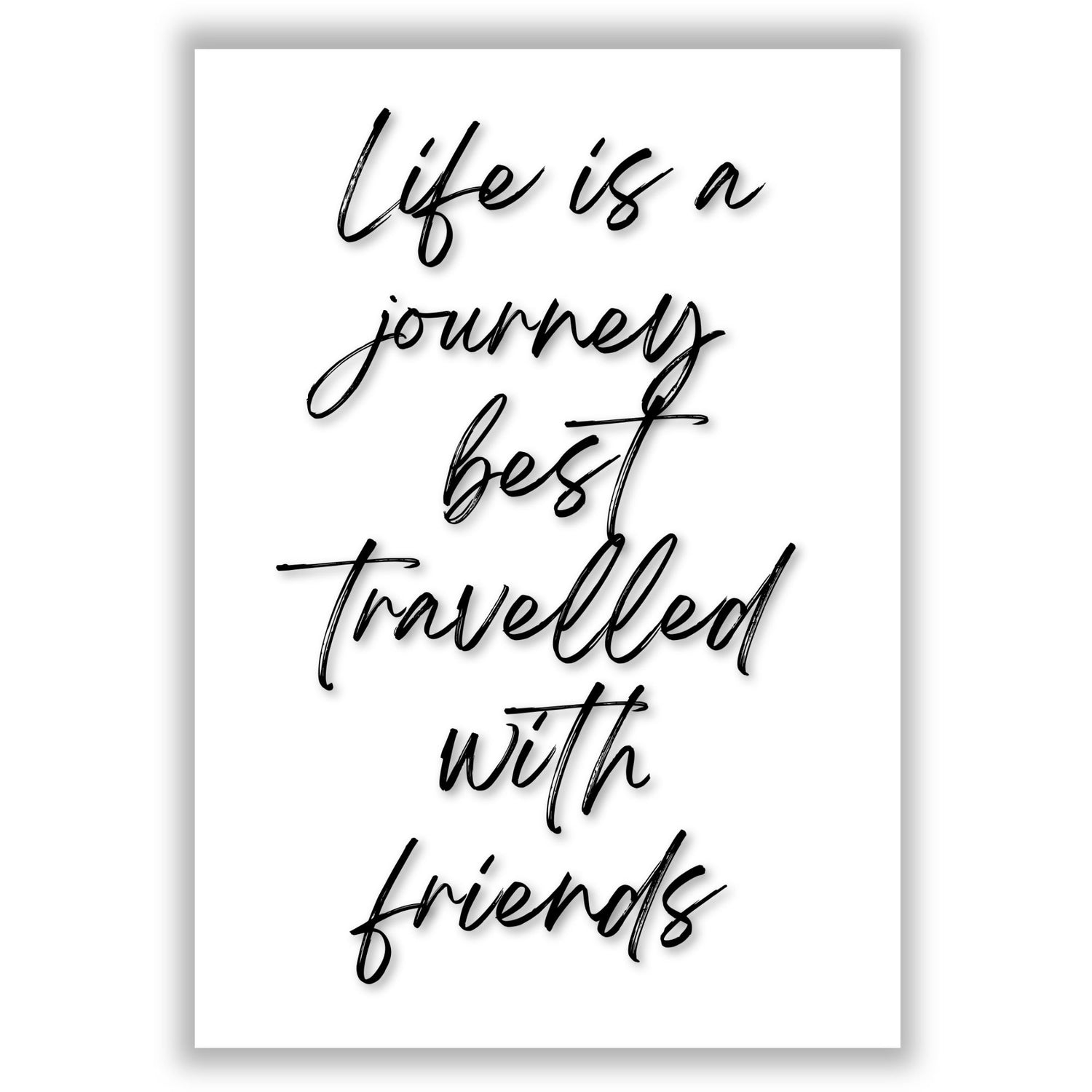 life-is-a-journey print