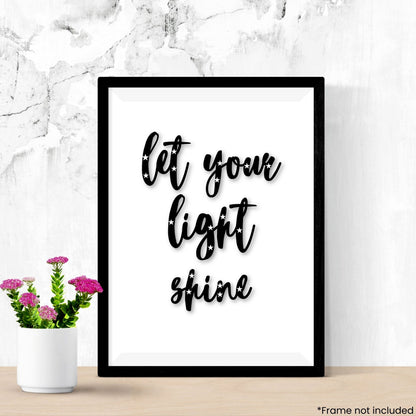 let-your-light-shine in frame