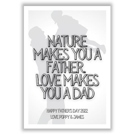 love-makes-you-a-dad print