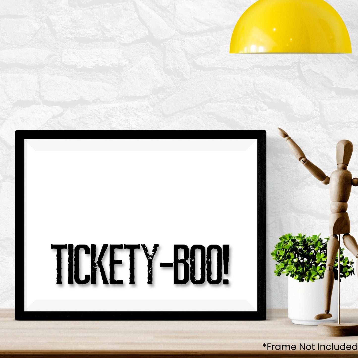 tickety-boo in frame