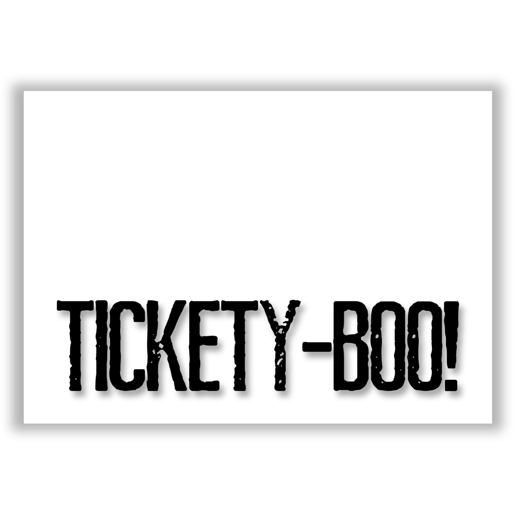 tickety-boo print