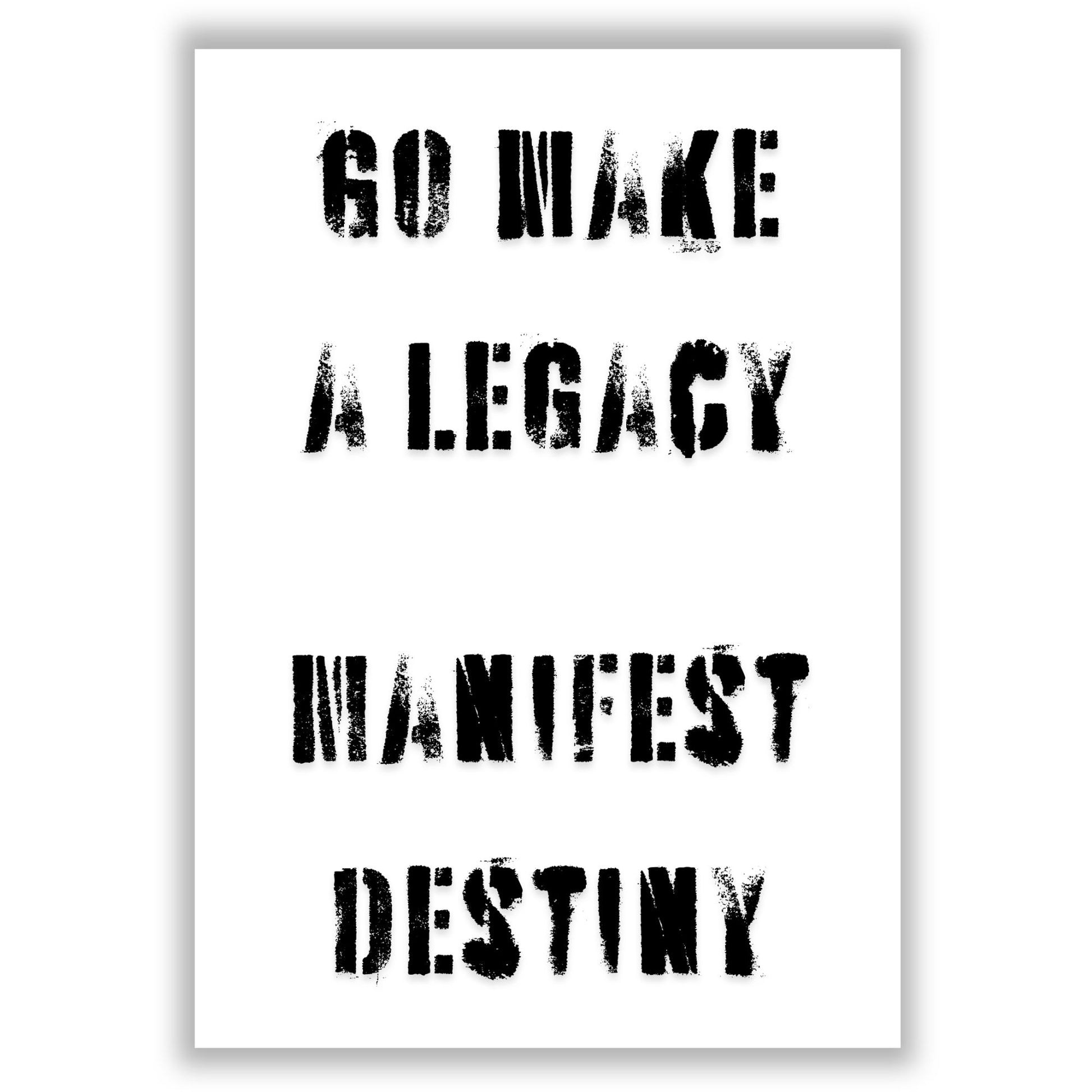 manifest-destiny print